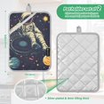 thumbnail image 6 of Yayeee Pot Holders Kitchen Heat Resistant with Pocket 7"x9.8" Cotton Oven Cooking Hot Pads, Astronaut Space, 6 of 7