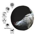 thumbnail image 4 of KLL White Red Cockatoo Pattern 14-17 inch Spare Tire Cover Universal Wheel Protector for Truck SUV Trailer Camping Rv Tire Covers-17 inch, 4 of 6