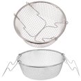 thumbnail image 2 of 2 Pcs Panier à Frire Poignée Panier à Frire en Acier Inoxydable pour Cuisine, 2 of 9