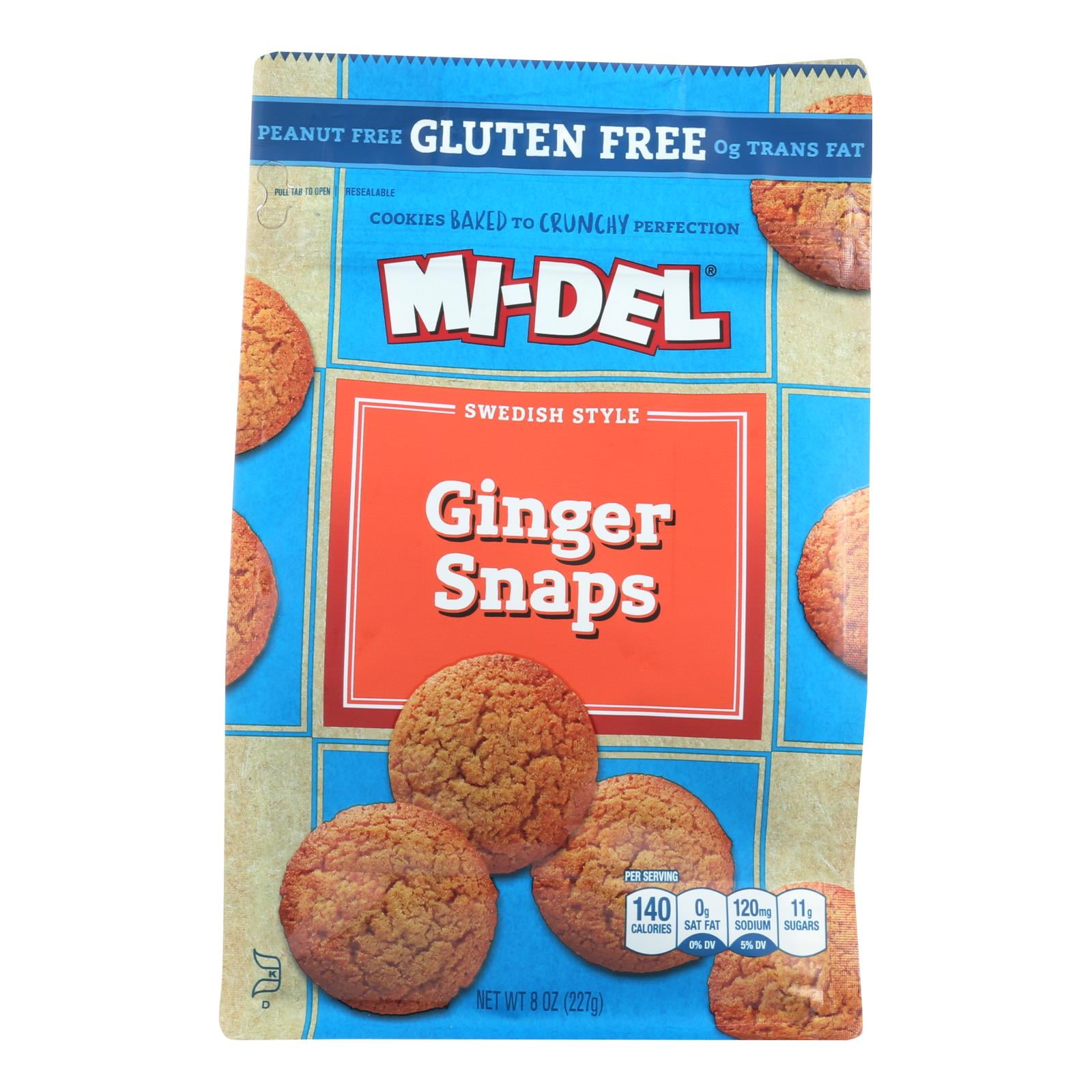 Gluten-Free All Natural Ginger Snaps Cookies