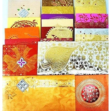 GIFT ENVELOPE CARD MONEY HOLDER FANCY PACKET FOR WEDDING ...