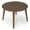 Brown, variant on Allora Mid-Century Modern 43" Round Solid Wood Dining Table in Brown