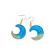 thumbnail image 1 of 1 par de pendientes para mujer, diseño asimétrico, joyería útil para niñas, novedosos, exquisitos, multifuncionales, útiles para los Ropa, zapatos y accesorios Miscelánea luna degradada Sonducket AP009007-18B, 1 of 6