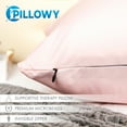 thumbnail image 4 of 20" x 20" Throw Pillow – Cream Peach: 1 PCS Luxurious Premium Microbead Pillow With 85/15 Nylon/Spandex Fabric. Forever Fluffy, Outstanding Beauty & Support. Silky, Soft & Beyond Comfortable, 4 of 7
