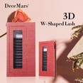 thumbnail image 5 of DeceMars 3D W-Shaped Eyelashes Extensions 3 Tip C/D Curl High Quality Idividual Lash, 5 of 5