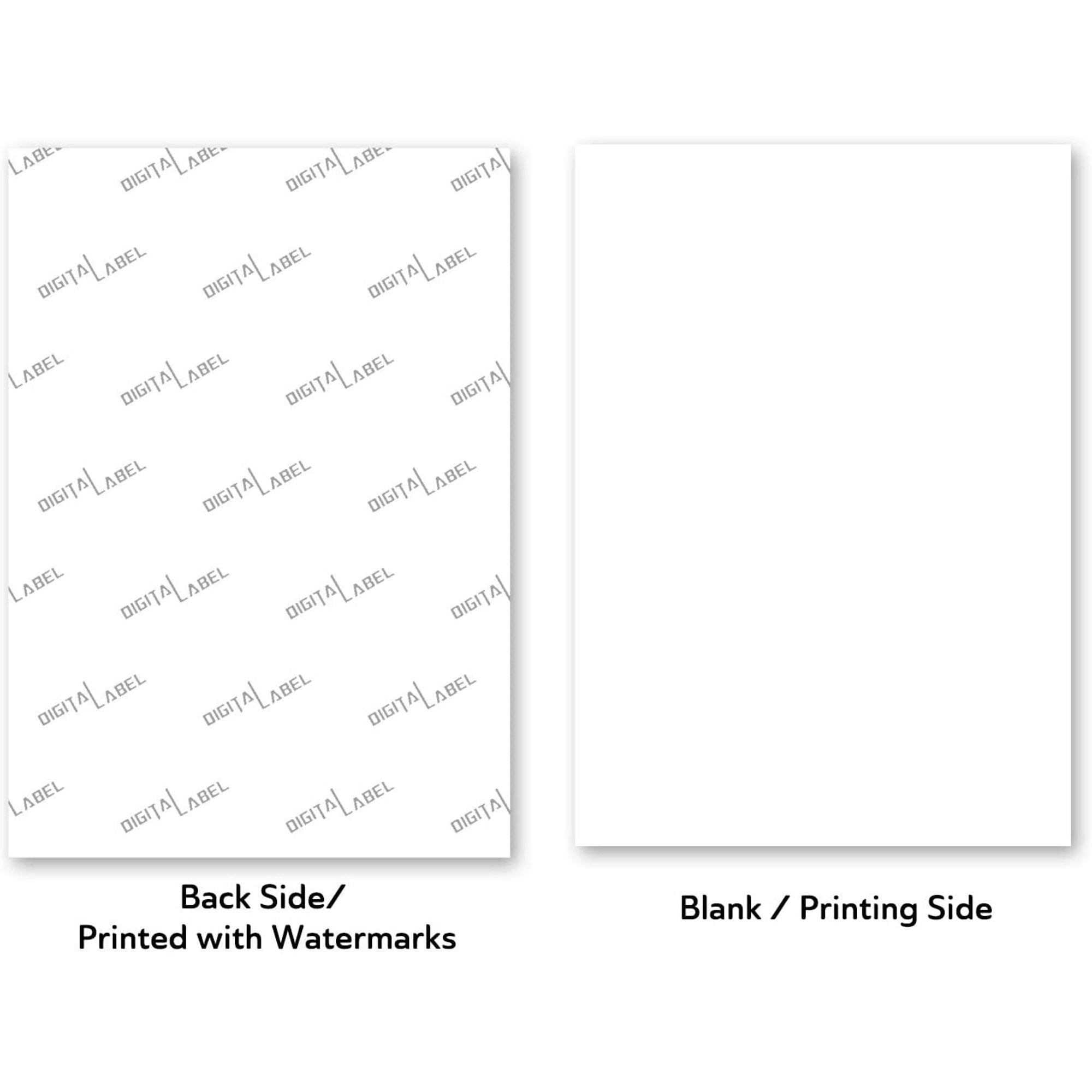 45 Sheets Koala Printable Vinyl Sticker Paper Waterproof  Transparent Clear Sticker Paper 8.5x11 Glossy for Inkjet Printers