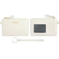 thumbnail image 4 of Saipulusi RFID Blocking Wallet for Women PU Leather Zip Card Case Holder- Cream, 4 of 7