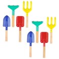 thumbnail image 4 of 1 set of Garden Trowel Garden Hand Tool Digging Transplanting Shovel Metal Trowel Fork Rake, 4 of 9
