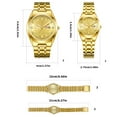 thumbnail image 3 of Classical Watch Analogue Watch for Him Her Elegant Design Steel Business Wrist Watches Valentines Gifting, 3 of 8