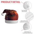 thumbnail image 4 of Lsque Chucky Print Santa Hat Christmas Hat Funny Christmas Hat Christmas Knitted Beanie Hat For Men Women Adult, 4 of 7