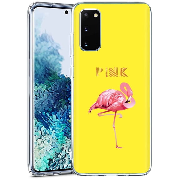 TalkingCase Slim Phone Case Compatible for Samsung Galaxy S20 FE 4G/5G,(Not S20),Flamingo Stand Print,Lightweight,Flexible,Soft, USA
