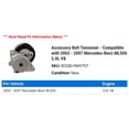 thumbnail image 2 of Accessory Belt Tensioner - Compatible with 2002 - 2007 Mercedes-Benz ML500 5.0L V8 2003 2004 2005 2006, 2 of 2