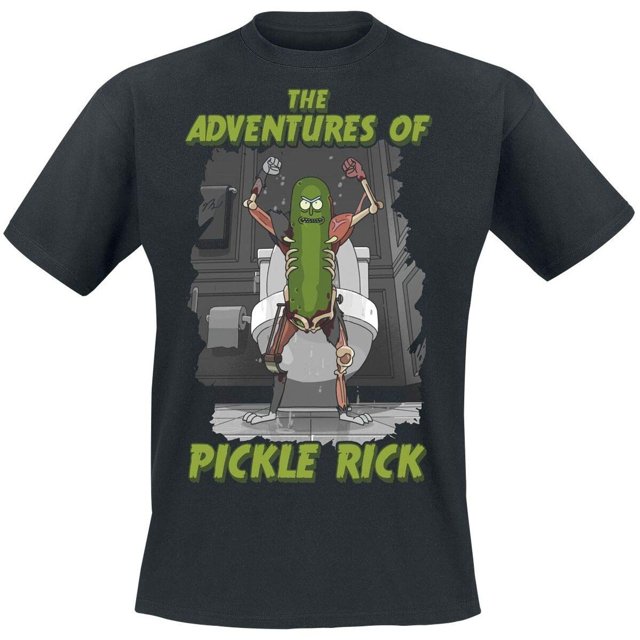 Rick And Morty T-Shirt Adulte Aventures de Pickle Rick