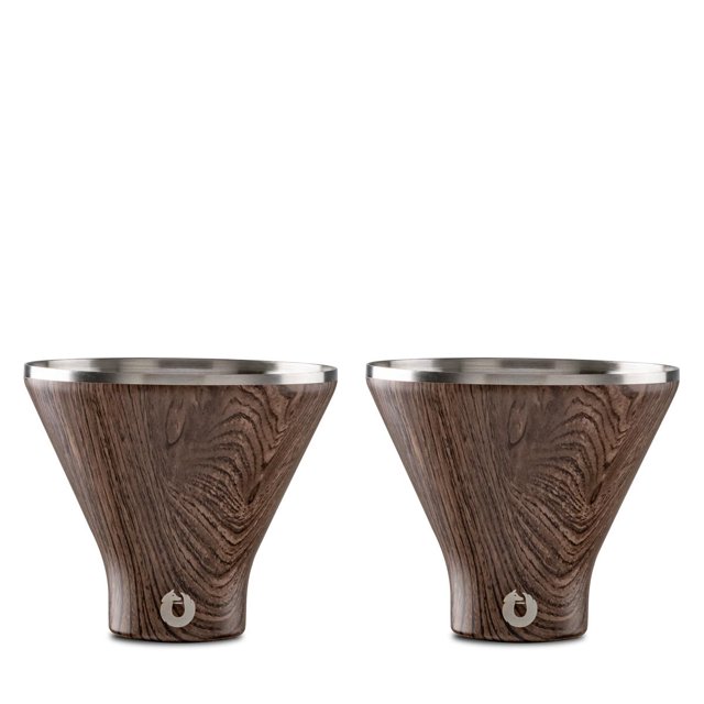Set de 2 Copas de Martini Snowfox Premium Aisladas al Vacío de 240 ml