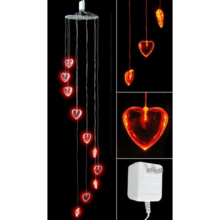 Heart Decorations Red Heart Shaped Lights Led Valentine S Day