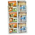 thumbnail image 2 of Six-Pocket Wall Mount Bifold Brochure Holder, 2-Pack, 2 of 4