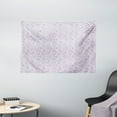 thumbnail image 1 of Floral Tapestry, Pattern with Abstract Flowers in Pastel Colors Curly Vintage Foliage, Wall Hanging for Bedroom Living Room Dorm Decor, 60W X 40L Inches, Pale Mauve and Lavender, by Ambesonne, 1 of 2