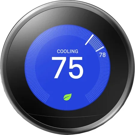Restored Google Nest 3rd Gen Learning Smart Wi-Fi App Control Thermostat - Mirror Black (Refurbished) Restored Google Nest 3rd Gen Learning Smart Wi-Fi App Control Thermostat - Mirror Black (Refurbished)