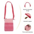 thumbnail image 3 of HEATSHAKING 1Pc Red Crossbody Phone Bag Workmanship Comfortable Hand Feel, 3 of 8