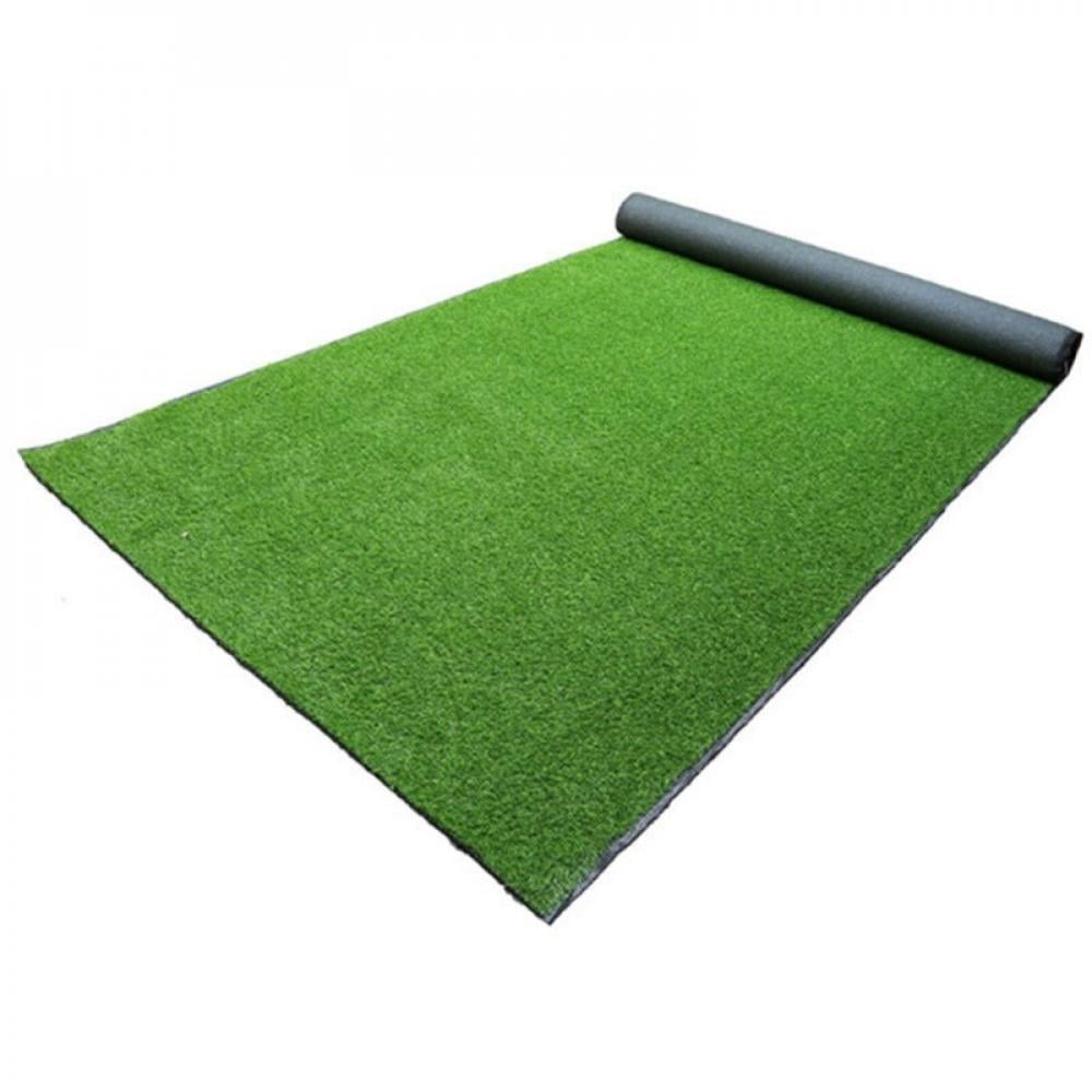 Green Artificial Fake Synthetic Grass Rug Garden Landscape Lawn Carpet Mat Turf 