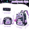 thumbnail image 3 of Kids Carry on Luggage Sets for Girls Suitcases with Wheels Travel Pillow Airline Approved 16 Inch, 3 of 8