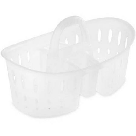 Sterilite, Oval Bath Caddy, Clear, Case of 6