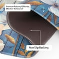 thumbnail image 6 of Spring Floral Kitchen Rugs Sets of 2, Blue Flowers kitchen Rug Non Slip Washable, Memory Foam Kitchen Floor Mat Waterproof, 6 of 6