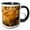 Black/White, variant on 3drose, Free-ranging Buff Orpington Chickens., 11oz Two-tone Red Mug