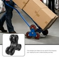 thumbnail image 2 of OFFIGAM 1 Pair Shopping Trolley Triangle Wheel Easy Installation Load-bearing Black Casters for Stairs Navigation, 2 of 8