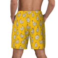 thumbnail image 4 of Goofa Funny Chicken Printed Men's Swim Trunks Board Shorts Quick Dry Mens Swimming Trunks with Compression Liner,Breathable Fit Hawaii Beach Shorts-Small, 4 of 9