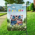 thumbnail image 3 of Happy Easter Shih Tzu American Flag Truck Bunny Ears Garden Flag 12x18in Double Sided Lion Dog Lover Gifts Outdoor Decor - 03001, 3 of 5