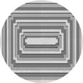 thumbnail image 1 of Ahgly Company Machine Washable Indoor Round Transitional Platinum Gray Area Rugs, 3' Round, 1 of 7