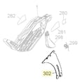 thumbnail image 5 of Dewalt Genuine OEM Riving Knife for DW745 Table Saw - N030675, 5 of 5