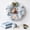 #2D, variant on Clearance 3D Christmas Wreath Fabric Poke Art Kit, Santa Poke Art Kits for Adults, Christmas Wreaths Ornament Making Kit for Front Door