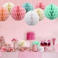 thumbnail image 2 of 5pcs/lot 10/15cm Decorative Paper Honeycomb Ball Pastel Flower Wedding Kid Birthday Party Decoration Baby Shower Supplies8Z, 2 of 5
