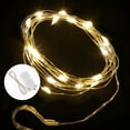 thumbnail image 4 of Miangastore Hanging Fairy Lights Transparent Button Battery 12Pcs 78.7In, 4 of 8