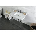 thumbnail image 2 of Kingston Brass LMS3030MASQ5 Pemberton 30" Carrara Marble Console Sink with Acrylic Legs (8-Inch, 3-Hole), Carrara Marble White/Oil Rubbed Bronze, 2 of 8