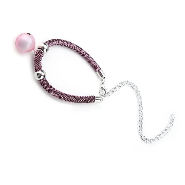Collar Para Gatos Con Campana, Collar Ajustable De Nailon Para Mascotas, Suave Y Agradable Para La Piel. Collar De Mascotas De Estilo Japonés Con Cadena De Extensión Para
