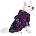 thumbnail image 5 of KLL Purple Butterfly for Basic Dog Hoodie - Pet Hoodie Sweater with Leash Hole - Cute Dog Sweatshirt - Pet Clothes Hooded Sweatshirt for Dog & Cat -XX-Large, 5 of 8