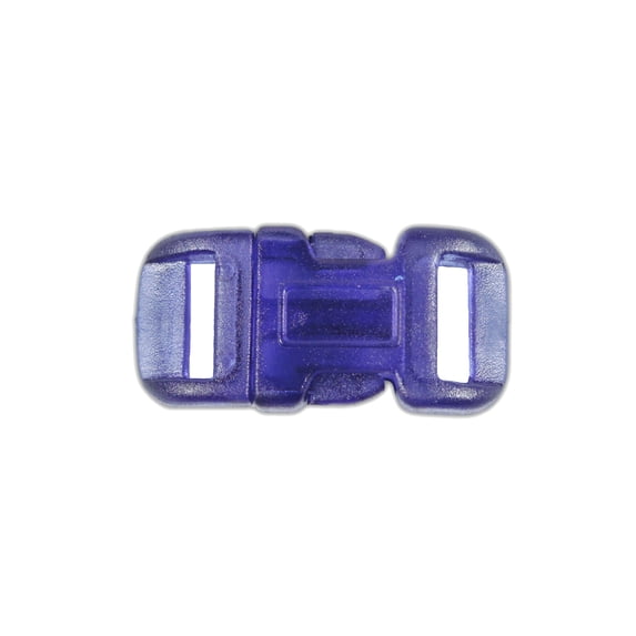 Paracord Planet 1/2-Inch Clear Curved Side Release Buckles – Various Colors and Pack Sizes – Handmade Crafting Projects