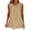 Khaki, variant on lcziwo Women Summer Cotton Linen Tshirt Tops Trendy Vintage Casual Loose Fit Tunic Tee Lady Sleeveless Plus Size Crewneck Blouse,Green,L