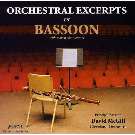 David McGill - Orchestral Excerpts for Bassoon - Classical - CD