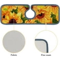 thumbnail image 3 of GZHJMY 2PCS Faucet Absorbent Mat, Vintage Sunflowers Washable Sink Splash Guard Drip Catcher, Kitchen Bath Countertop Microfiber Sink Drying Mats for Kitchen, 3 of 7