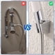 thumbnail image 3 of Bewildely Soporte de ducha de mano plateado de 2 piezas soportes de cabezal de ducha duraderos y antiarañazos de amplia aplicación Accesorios de baño, 3 of 6