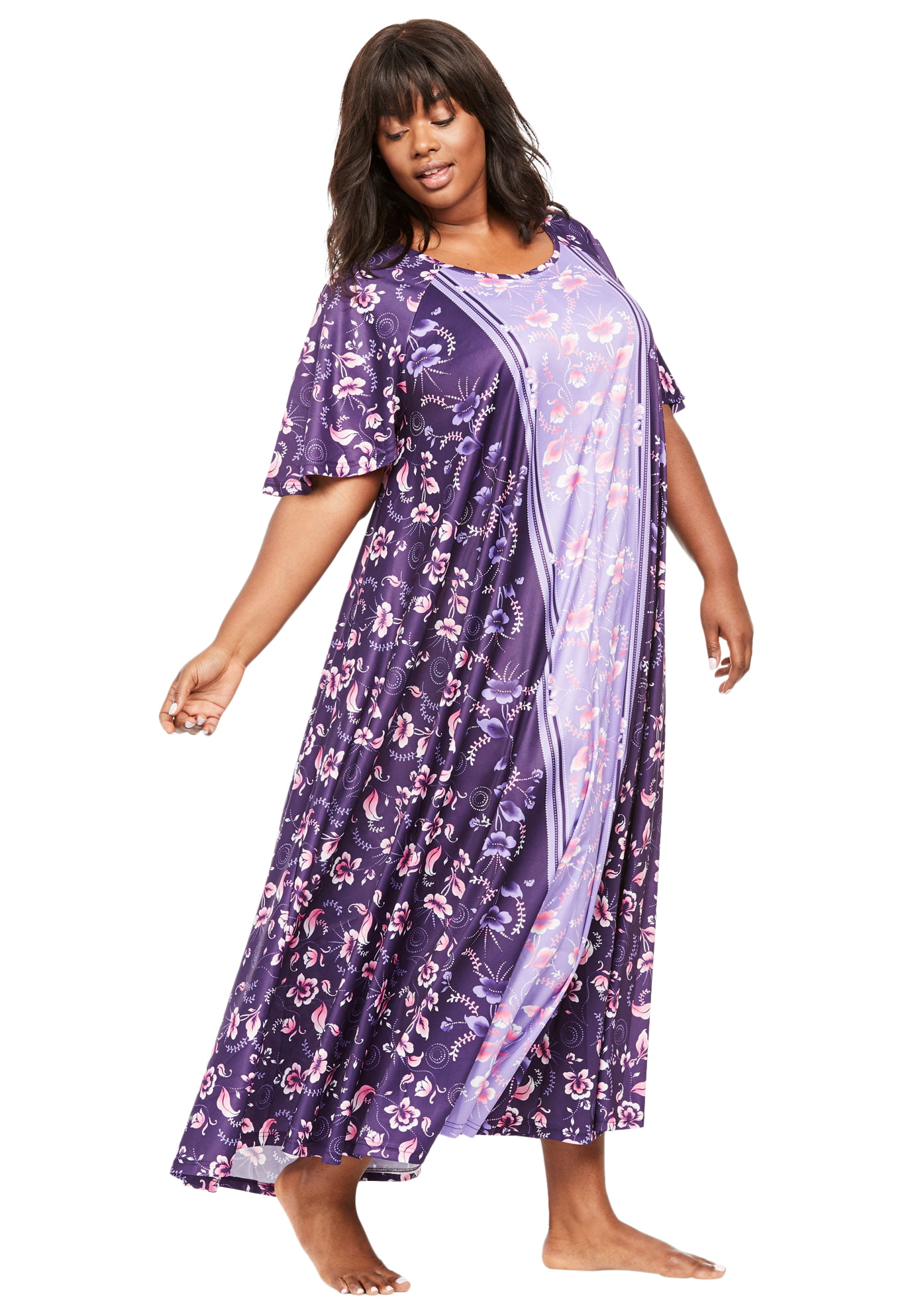 Only Necessities - Only Necessities Women's Plus Size Sweeping Printed ...