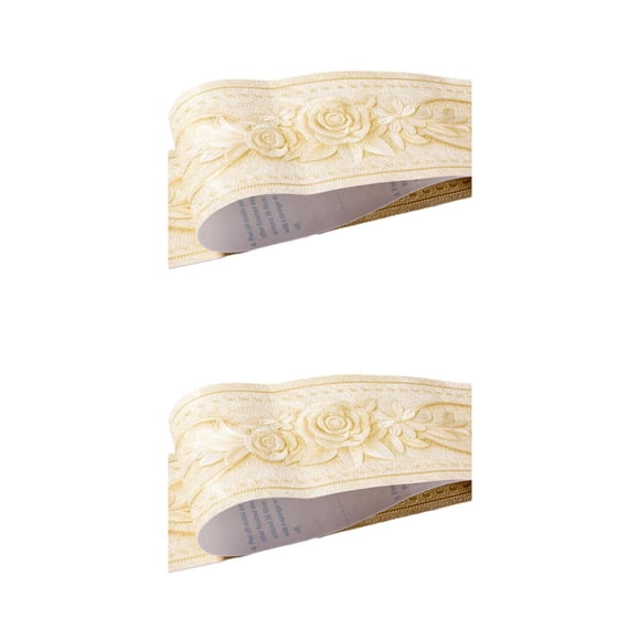 Papel pintado impermeable Toystoory para decoración sala de estar peonía amarilla 2Conjunto