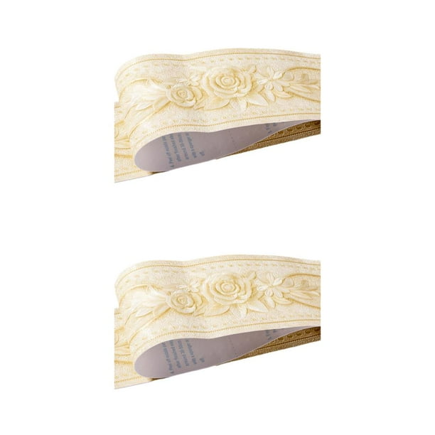 Papel pintado impermeable Toystoory para decoración sala de estar peonía amarilla 2Conjunto