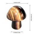 thumbnail image 3 of Tyeign Crystal Mushroom Aquarium Stone - Polished Red Jasper Decoration, Healing Crystal Gift, Fish Tank Accessory, 3 of 7