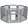 thumbnail image 1 of Panel Octagonal Plastic Pet Pen Fence Enclosure With Gate cm L x cm W x cm H, 1 of 8