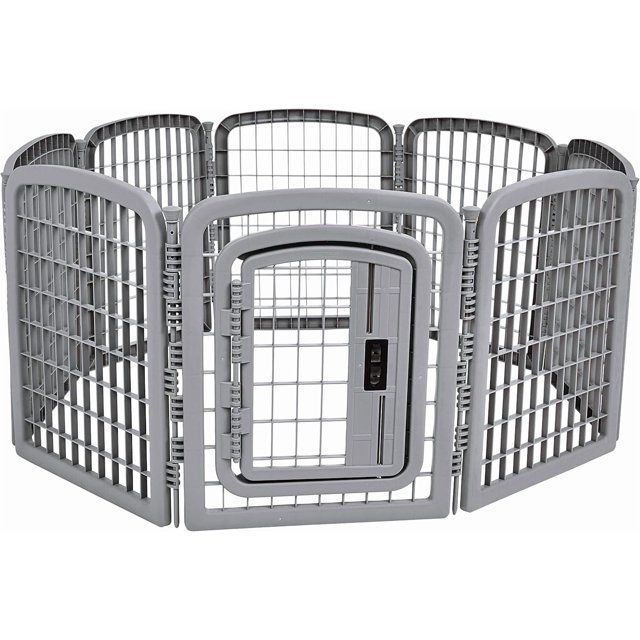 Panel Octagonal Plastic Pet Pen Fence Enclosure With Gate cm L x cm W x cm H